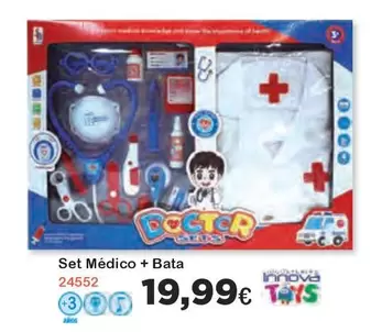 Oferta de Innova - Set Médico + Bata por 19,99€ en Super Juguete