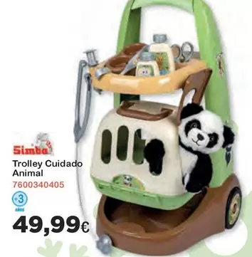 Oferta de Trolley Cuidado Animal por 49,99€ en Super Juguete