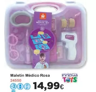 Oferta de Innova - Maletín Médico Rosa por 14,99€ en Super Juguete