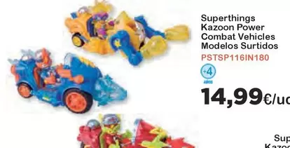 Oferta de Kazón Power Combat Vehicles Modelos Surtidos Pstsp116in180 por 14,99€ en Super Juguete