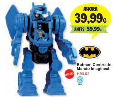 Oferta de Batman -  Centro De Mando Imaginext por 39,99€ en Super Juguete