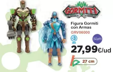 Oferta de Gormiti - Figura Con Armas por 27,99€ en Super Juguete