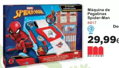 Oferta de Spiderman - Maquina De Pegatinas Spider-man por 29,99€ en Super Juguete