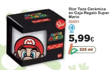 Oferta de Stor Taza Cerámica En Caja Regal Super por 5,99€ en Super Juguete