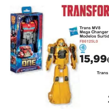 Oferta de One - Transformers Mega Changer Modelos Surtidos por 15,99€ en Super Juguete