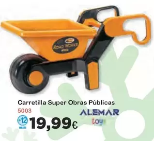 Oferta de Alemar Toys - Carretilla Super Obras Publicas por 19,99€ en Super Juguete