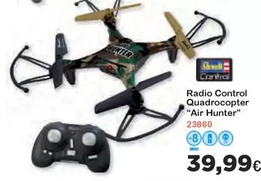 Oferta de Control - Radio  Quadrocepter "air Hunter" por 39,99€ en Super Juguete