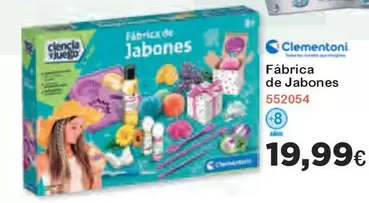 Oferta de Clementoni - FABRICA DE JABONNES por 19,99€ en Super Juguete