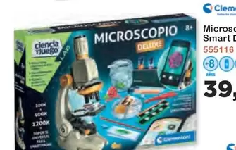 Oferta de Clementoni - Microscopio Smart D por 39,99€ en Super Juguete