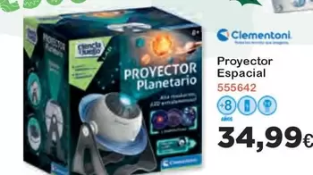 Oferta de Clementoni - Proyector Espacial por 34,99€ en Super Juguete