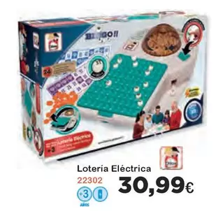 Oferta de Lotería Eléctrica por 30,99€ en Super Juguete