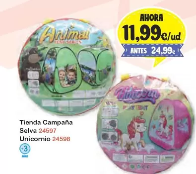 Oferta de Play - Tienda Campana por 11,99€ en Super Juguete