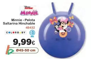 Oferta de Color Baby - Minnie/ Pelota Saltarina Hinchable por 9,99€ en Super Juguete