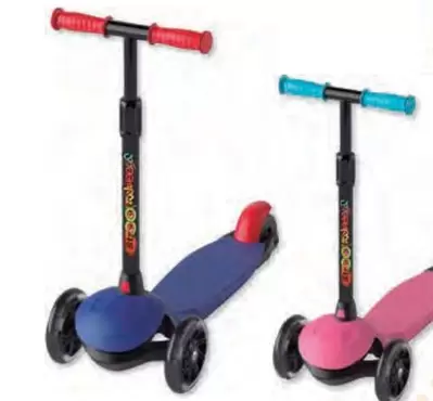 Oferta de Patinete De 3 Ruedas Con Luces Led Azul 914d00019 Rosa por 36,99€ en Super Juguete