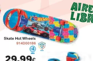 Oferta de Hot Wheels - Skate por 29,99€ en Super Juguete