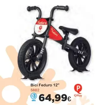 Oferta de Bici Feduro 12" por 64,99€ en Super Juguete