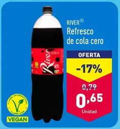 Oferta de River - Refresco De Cola Cero por 0,65€ en ALDI