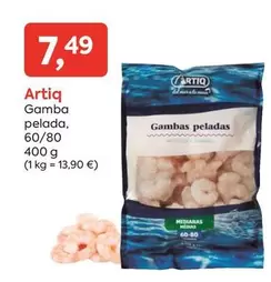 Oferta de Artiq - Gamba Pelada por 7,49€ en Suma Supermercados