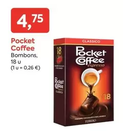 Oferta de Pocket -  Coffee por 4,75€ en Suma Supermercados