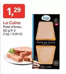 Oferta de La cuina - Paté D'ànec por 1,29€ en Suma Supermercados