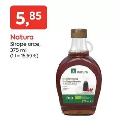 Oferta de Natura - Sirope Arce por 5,85€ en Suma Supermercados