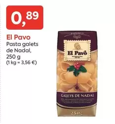 Oferta de El Pavo - Pasta Galetes De Nadal por 0,89€ en Suma Supermercados