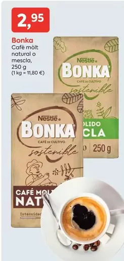 Oferta de Bonka - Café Molt Natural O Nescla por 2,95€ en Suma Supermercados