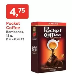 Oferta de Pocket -  Coffee por 4,75€ en Suma Supermercados