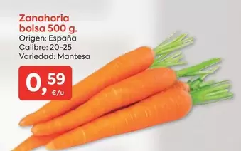 Oferta de Origen - Zanahoria Bolsa por 0,59€ en Suma Supermercados