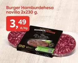 Oferta de Burger Hamburghesa por 3,49€ en Suma Supermercados