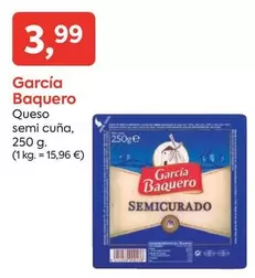 Oferta de García Baquero - Queso Semi Cuna por 3,99€ en Suma Supermercados