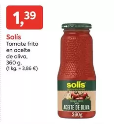 Oferta de Solís - Tomate Frito En Aceite De Oliva por 1,39€ en Suma Supermercados