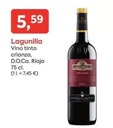 Oferta de Lagunilla - Vino Tinto Crianza, D.o.ca. Rioja por 5,59€ en Suma Supermercados