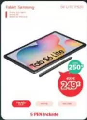 Oferta de Samsung - Tablet por 249€ en Mi electro