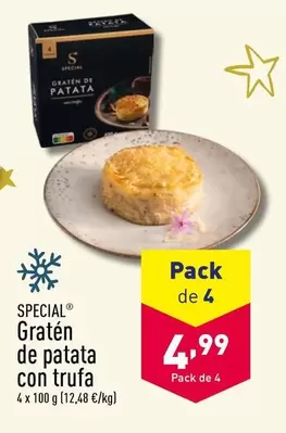 Oferta de Special - Graten De Patata Con Trufa por 4,99€ en ALDI