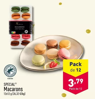 Oferta de Special - Macarons por 3,79€ en ALDI