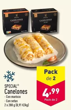 Oferta de Special - Canelones por 4,99€ en ALDI