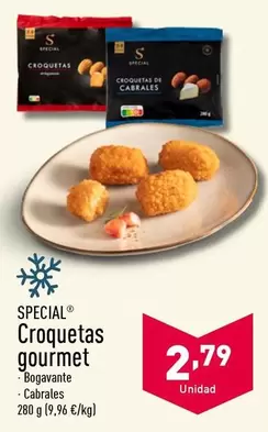 Oferta de Special - Croquetas Gourmet por 2,79€ en ALDI