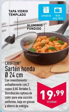 Oferta de Honda - Sarten Honda Ø  24 Cm por 19,99€ en ALDI