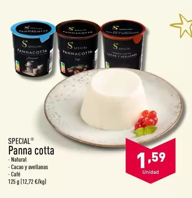 Oferta de Special - Panna Cotta por 1,59€ en ALDI