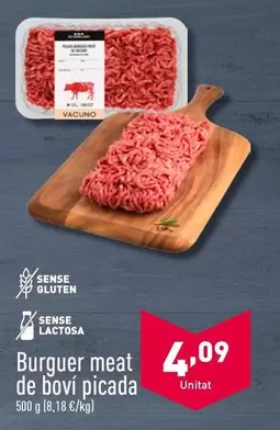 Oferta de Burguer Meat De Bovi Picada por 4,09€ en ALDI