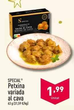 Oferta de Special - Petxina Variada Al Cava por 1,99€ en ALDI