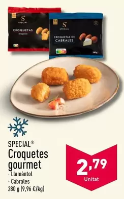 Oferta de Special - Croquetes Gourmet por 2,79€ en ALDI