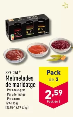 Oferta de Special - Melmelades De Maridatge por 2,59€ en ALDI