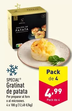 Oferta de Special - Gratinat De Patata por 4,99€ en ALDI