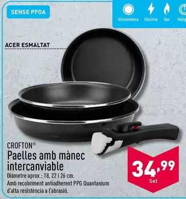 Oferta de Crofton - Paelles Amb Manec Intercanviable por 34,99€ en ALDI