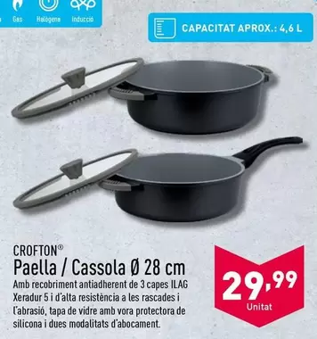 Oferta de Crofton - Paella / Cassola por 29,99€ en ALDI