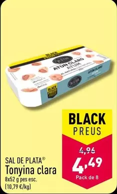 Oferta de Sal De Plata - Tonyina Clara por 4,49€ en ALDI