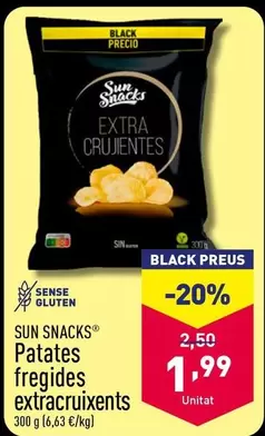 Oferta de Sun Snack - Patates Fregides Extracruixents por 1,99€ en ALDI