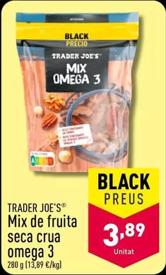 Oferta de Trader Joe´s - Mix De Fruita Seca Crua Omega 3 por 3,89€ en ALDI